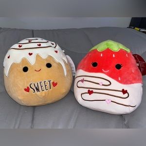 NWT 2 Valentines Themed Squishmallows
